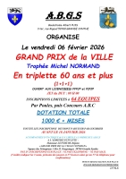 X3 Départemental Vétéran - Grand Prix de la Ville - Trophée Michel NORMAND - ABGS